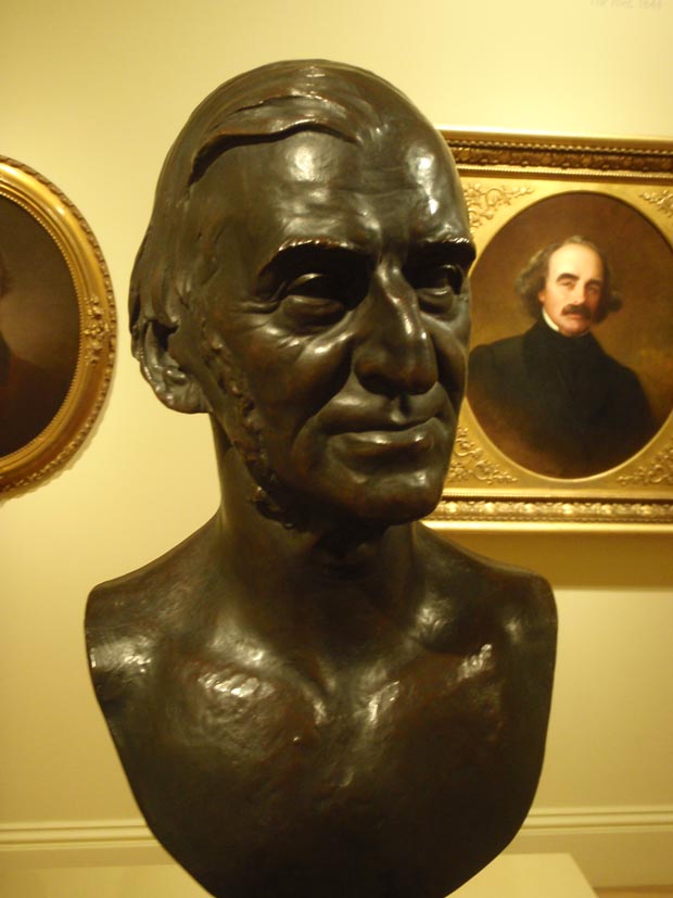 Ralph Waldo Emerson - bust sculpture