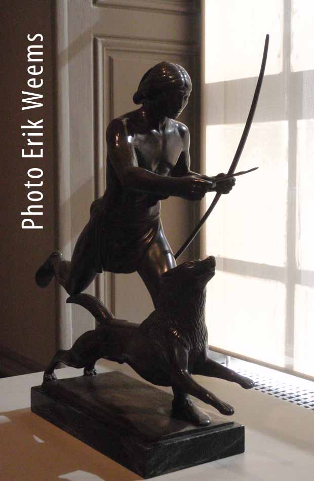 Paul Manship - Dog and Indian Running