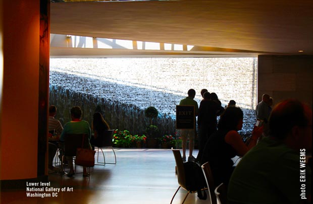 National Gallery of Art Lower Level Waterfall