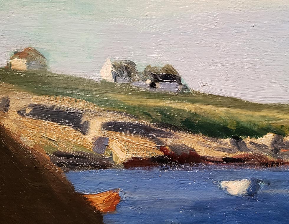 Cove at Ogunquit - detail art by Edward Hopper