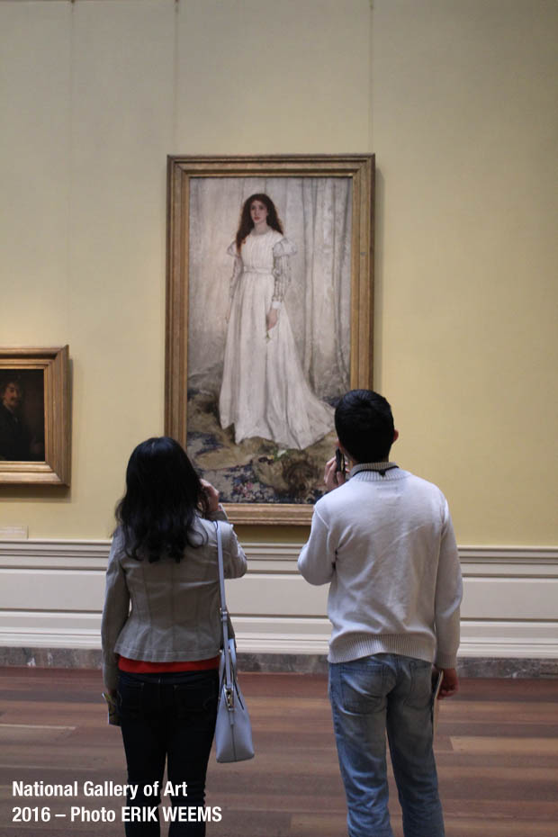 Whistlers Girl in White at the NGA