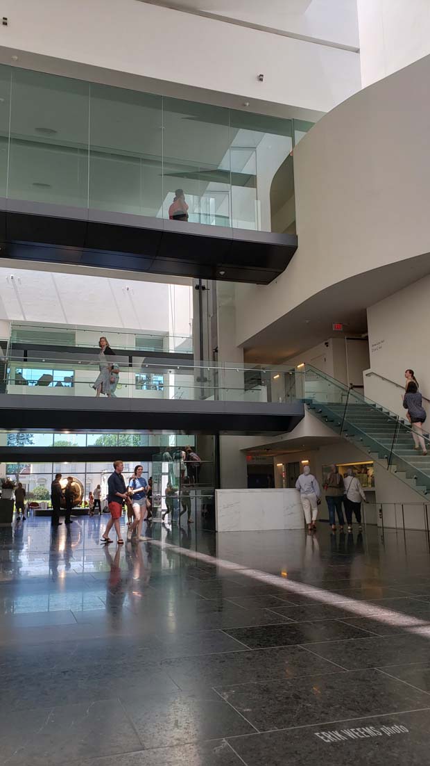 Main entrance area VMFA Museum