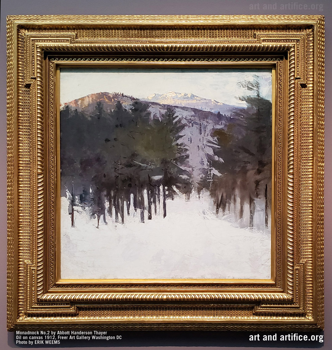 Monadnock No.2 by Abbott Handerson Thayer Oil on canvas 1912, Freer Art Gallery Washington DCPhoto by ERIK WEEMS