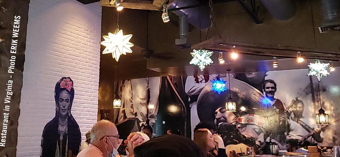 Frida Kahlo on the Wall- restaurant in Central Virginia USA Frida Kahlo on the Wall- restaurant in Central Virginia USA